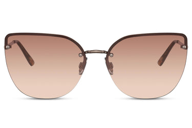 Heart-shaped sunglasses with pink lenses